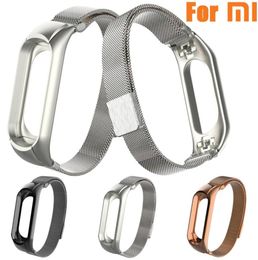 Newest watchband Strap Milanese Magnetic Loop Stainless Steel Wrist Strap Watch Bands Bracelet for mi band 37897548