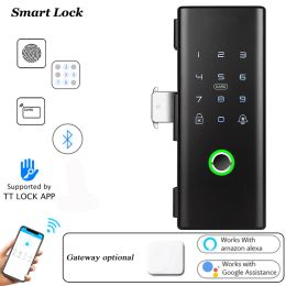 Control Bluetooth Smart Lock Door Wifi Alexa Sliding Glass Door Lock Wooden door Lock Hotel Fingerprint Lock TTLock Google Home