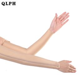 Grade Garment Elastic Sleeve For Arm Liposuction Compression Bandage With Zipper Scar Shaping Fixation Cover 240409