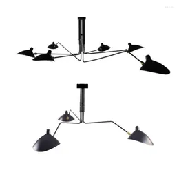 Ceiling Lights Dance Claw Personalised Exhibition Hall Duckbill Light Iron Bed & Breakfast Living Room Spider Lamp