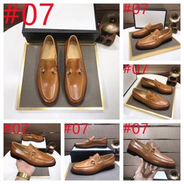 63 Model Luxurious Designer Men Dress Shoes Genuine Leather Black brown Moccasins Business Handmade Shoe G Formal Party Office Wedding Men Loafers Shoes Size 38-46