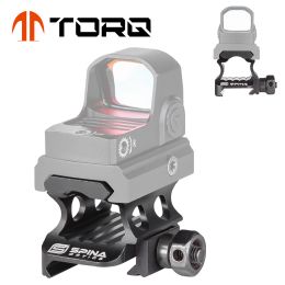 Scopes TOQR Tactical Hunting Red Dot Sight 20mm Rail Mount Hollow Riser Base For Rifle Scope Accessories