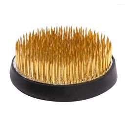 Decorative Flowers Flower Arrangement Stand Floral Pin Needle Arranging Holder Rubber Boot Chinese Tool Base Copper Round