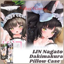 Pillow IJN Nagato Dakimakura Azur Lane Game Pillowcase Full Body Hugging Sexy Case Otaku Cover Home Bedding Decor Gift
