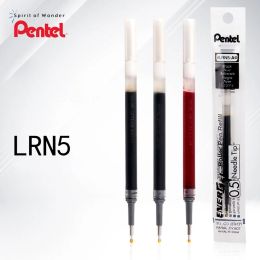 Pens 6/12pcs Pentel Energel Neutral Refill 0.5mm Press Quickdrying LRN5 Metal Nib Suitable for BLN75/BLN105 Signature Pen