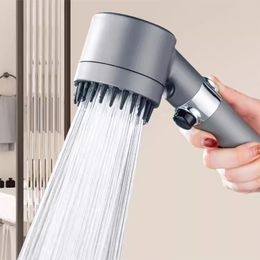 4 Modes Shower Head High Pressure With Philtre Massage Showerhead Water Saving Heads Bathroom Accessory 240415