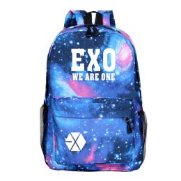 Backpacks Hot EXO Backpack School Rucksack Fashion New Pattern Backpack Boys Girls School Bag Men Women Shoulder Bags Teens Travel Mochila