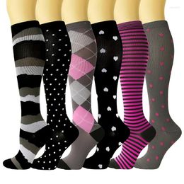 Men's Socks Double Compression For Men Women With Varicose Veins Diabetes Edema Care Gym Outdoor Running Cycling