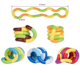 Adult Children Relax Therapy Anti Stress toys Hand Sensory Twisted Winding Finger for Kids Autism Dexterity Training Tanggled to Focus4174255