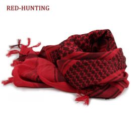 Clothing 100% Cotton Military Shemagh Tactical Desert Arab Scarf 110*110cm Unisex Winter Keffiyeh Windproof Thick Muslim Scarves