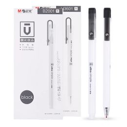 Pens 5/10PCS M&G U Series retractable Gel Pen H3601 Black Refillable Office School and Office Business Roller Pen unique design pen