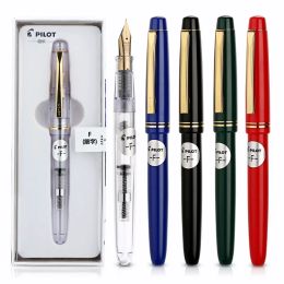 Pens Pilot 78G Fountain Pens 22k Golden Original Iridium Fountain Pen With Converter for Writing Calligraphy EF F M B Nib Small Gift