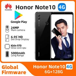 Honor Note10 4g Smartphone 6.95" FHD AMOLED Display CPU Kirin 970 24MP+13MP Camera 22.5W Charge NFC Android Original Used Phone