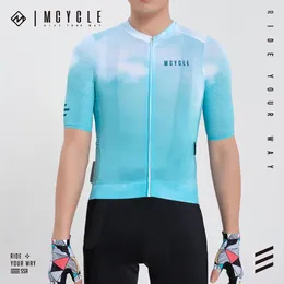 Racing Jackets Mcycle Fresh Colour Pro Man Cycling Jersey Quick Dry Skin Friendly Bike Short Sleeves Summer Cool Cycle Shirt For Men