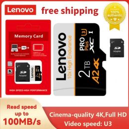 Cards Lenovo 4K 2TB Micro Memory Card 128GB A2 4K HD High Speed Flash Memory SD Card 1TB SD Flash Card For GoPro DJI Switch TF Card