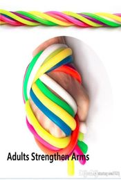 Neon Slings toys TPR Soft Anti Stress Rope Toys Rope Flexible Glue Multicolor Noodle Ropes The Mood Hyperflex Stretchy Toys5659484