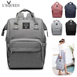 Bags Lequeen Diaper Bags Large Capacity Waterproof Backpack Travel Bag Baby Bags for Mom on Sale Nylon Travelbag Stroller Bag