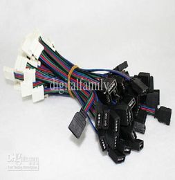 4PIN RGB colorful light bar welded wire connection card line cut ends PCB Connector for 35285050 RGB led strip accessary on 6970861