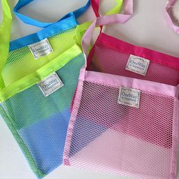 Storage Bags Children Sand Away Portable Mesh Bag Kids Beach Toys Clothes Towel Baby Toy Sea Shell