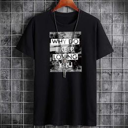 Men's T-Shirts T Shirt for Men Shirts Graphic T Crossfit Printed T-shirt Harajuku Fashion High Quality Y2k Clothing Large Mens T-shirt Y2404207ZP7