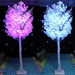 Decorative Flowers 1.0 M 1.2m 1.5m Tall Wedding White Imitation Tree Leaf Centrepieces Vase