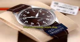 4 Color Mark XVIII Pilot 327003 Brown Date Dial Japan Miyota 821A Automatic Mechanical Mens Watch 316L Steel Case Leather Band Spo6944676