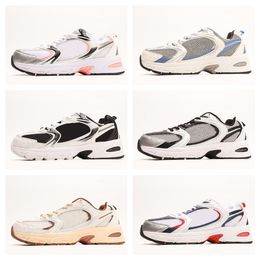 2024 top designer men's and women's running shoes 530 all white red black gray cream beige black running mesh casual design sports shoes high quality