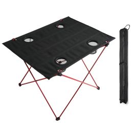 Accessories Hooru Folding Outdoor Table Portable Lightweight Desk with Carry Bag Camping Picnic Fishing Beach Hiking Furniture