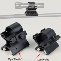 Scopes Hunting Magnetic Scope Gun Mount Torch Lanterna Bracket For Magnet Flashlights Mount Strong Holder Led Riflescope Laser