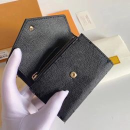 Hohe Qualität mit Box Frauen Luxurys Herren Designer Damen Mode Brieftaschenhandtaschen Taschen Geldbörsen Kreditkartenhalter Einkaufstaschen Brieftaschen Zippy Coin Tasche Prettyplus Prettyplus