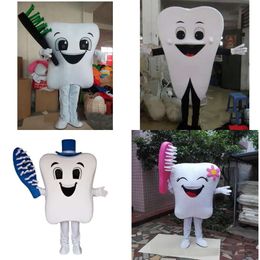 High 2019 Quality Hot Factory Teeth Tooth Mascot Adult Size Costume Parties Cartoon Appearl Halloween Birthday