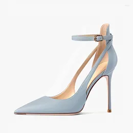 Dress Shoes Arden Furtado 2024 Spring Ladies' Pointed Toe Asaguchi Fine Ribbon Hollow Out Word-cingulate Stiletto Heels Sexy Pumps