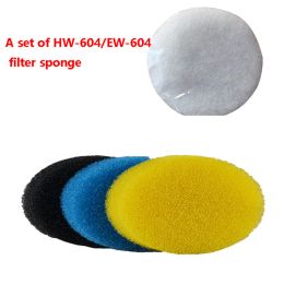 Heating Original 4 pieces filter cartridge for aquarium pre filter SUNSUN EW604 EW604B HW604 HW604B fish tank filter sponge cotton
