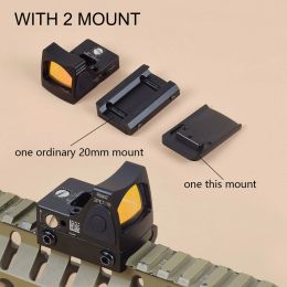 Scopes Tactical Mini Rmr Red Dot Sight Collimator Glock Rifle Reflex Sight Scope Fit Ar15 M16 M4 20mm Rail Hunting Riflescope