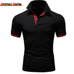 Men's T Shirts Short Sleeve Polo Casual Slim Fit Basic Designed Quick-drying Anti-wrinkle Tops