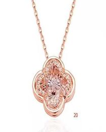 Pendant s Straight fashion smart Clover natural South Africa real diamond women039s earth Necklace9380564