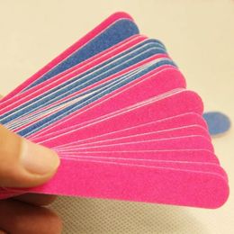 100pcs Professional Nail Files/Sandpaper Buffers Slim Crescent Grit 180/240 tools disposable cuticle remover callus polish pack