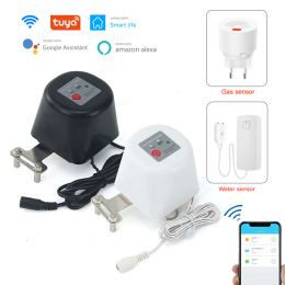 Control Tuya Smart Wifi Water Vae Bluetooth Timer Garden Faucet for Gas Controller Support Alexa Google Assistant Smartlife App