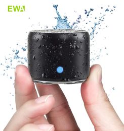 EWA A106 Pro Mini Bluetooth Speaker with Custom Bass Radiator IPX7 Waterproof Super Portable Speakers Travel Case Packed 240419