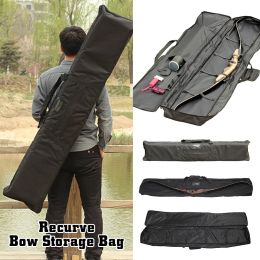 Bags Archery Recurve Bow Storage Bag Hunt Sport Carry Case Hand Shoulder Case Bag AllInOne Backpack Bow Bag Archery Handbag