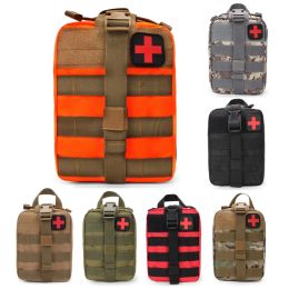 Packs Tactical EDC Molle Medical Pouch IFAK First Aid Kit Survival Emergency Waist Pack Outdoor Military Hunting Accessories EDC Bag