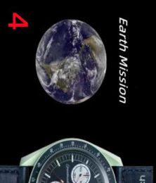 2022 Bioceramic Planet Moon Mens Watches Full Function Quarz Chronograph Watch Mission To Mercury 42mm Nylon Luxury Watch Limited 4803959