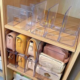 Bags Luxury Bag Storage Rack Wardrobe Divider Handbag Storage Rack Shelf Transparent Purse Handbag Divider Shelf Bags Display Racks