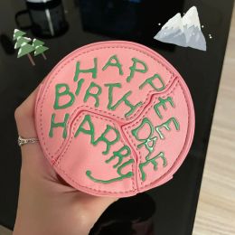 Purses Kawaii Cartoon Cute Storage Bag Mini Bag Girl Purses Retro Kawaii Wallet Birthday Cake Women Coin Purse Food Wallet Coin Pouch