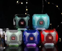 TG162 Colorful Light Portable Wireless Bluetooth Speaker Outdoor Card Subwoofer Small 5w Power Bass Sound Speaker5095019