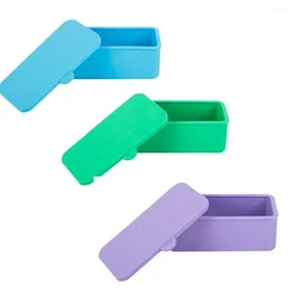 Dinnerware 1/3pcs Silicone Distribution Box Reusable Red/Pink/Purple/Green/Orange/Blue 2/4 Inch Snack Containers Sauce Cups Ice