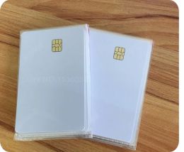 Gloves High Quality 10pcs Empty White Ic Card / Sle 4442 Chip Contact Smart Rfid