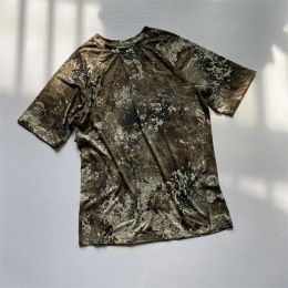 Footwear 2022 Men Hunting TShirts Quickdrying Camouflage Tshirts Breathable Lightweight Military Clothes USA Size Outdoor Shirt