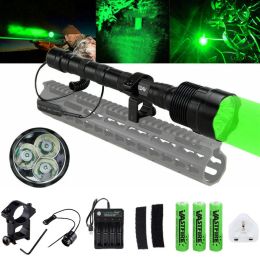 Scopes Vastfire Tactical Green Weapon Gun Light 3*led White/red Airsoft Rifle Arma Hunting Flashlight Pistol Scout Light Mount Clip