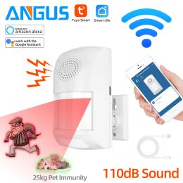 Detector smart home antitheft alarm system PIP motion detector anti pet interference error alarm your Smart Life app is remotely deploye